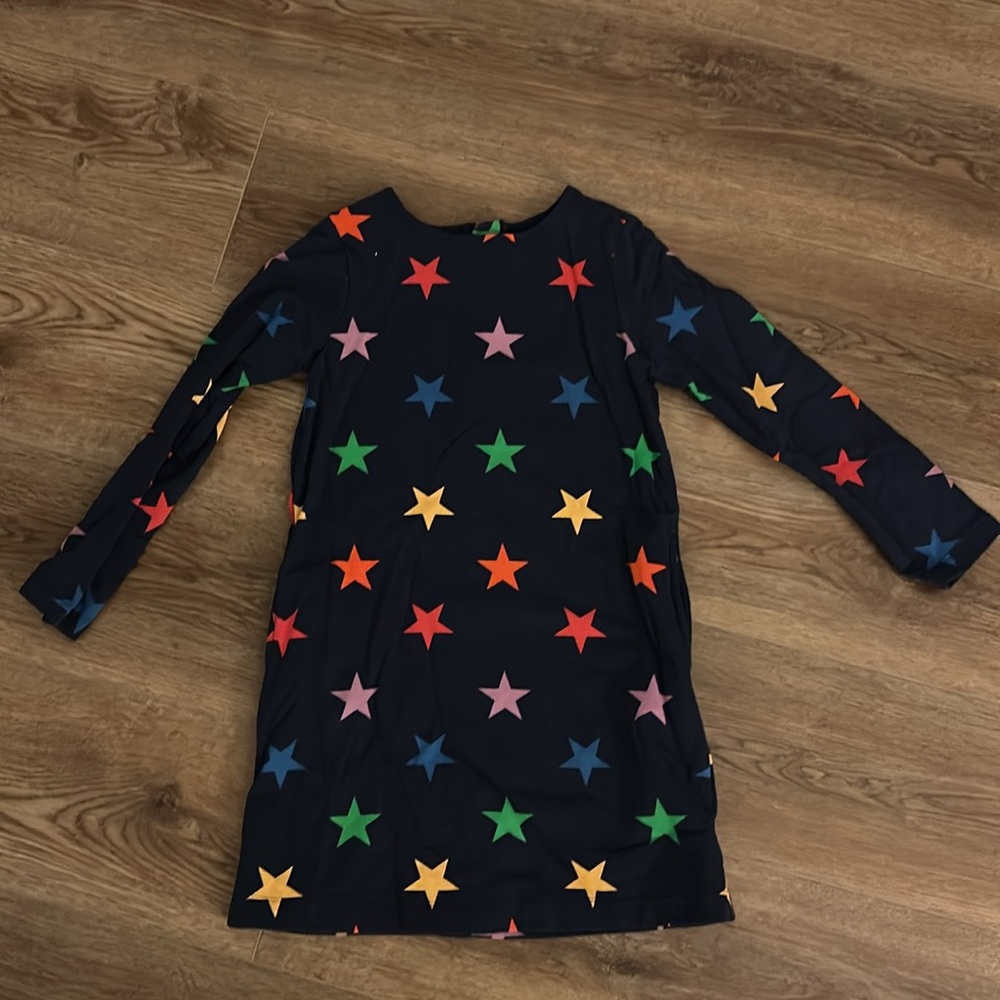 Colorful Star Print Dress